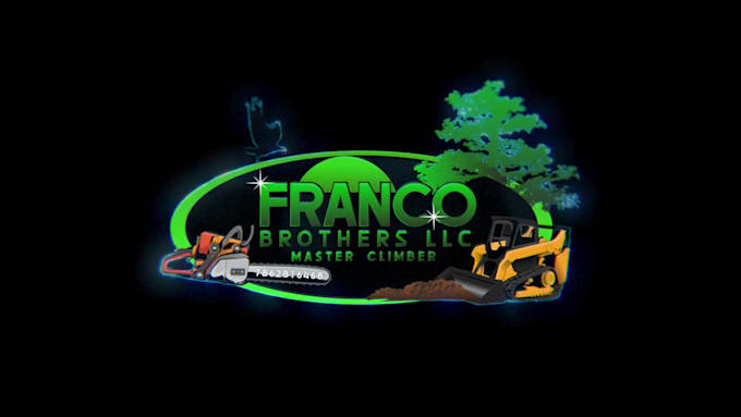 create an 3d animated logo intro video