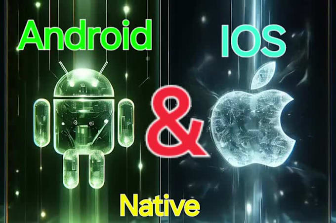develope a high quality native android or ios platform mobile app