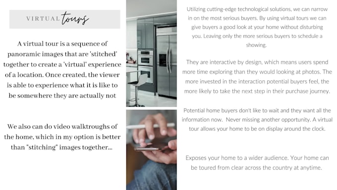 send you a customizable home buyer or sellers presentation template