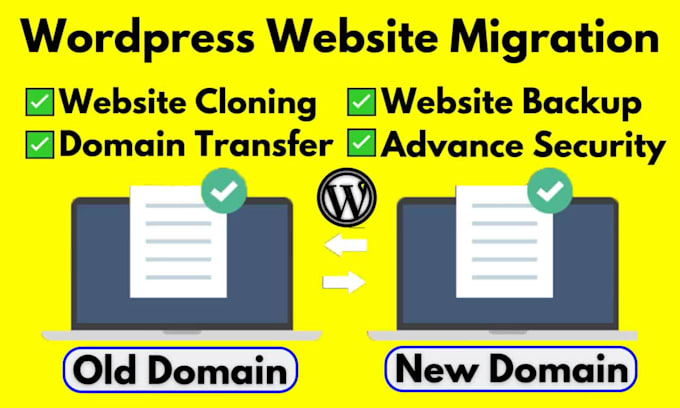 wordpress website migration or website transfer and backup