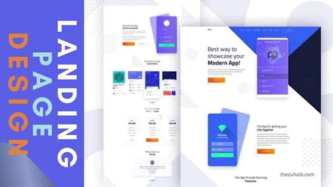 do wordpress landing page or single page website in just 1 day