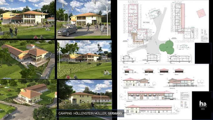 create 3d model and render exterior, interior, 3d floor plan