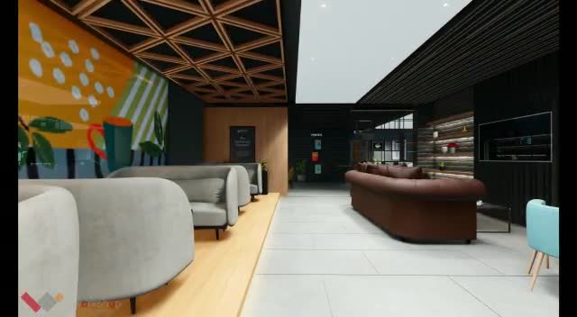 perfect 3d coffee or restaurant design for commercial spaces