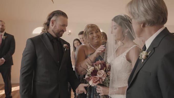 edit your wedding video or wedding film in 24 hours