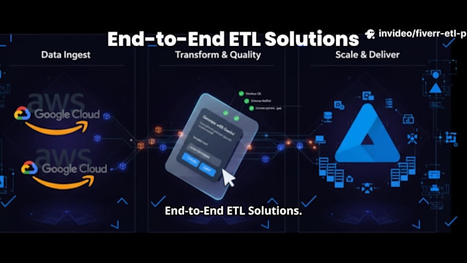 build scalable etl and data pipelines using python and AWS