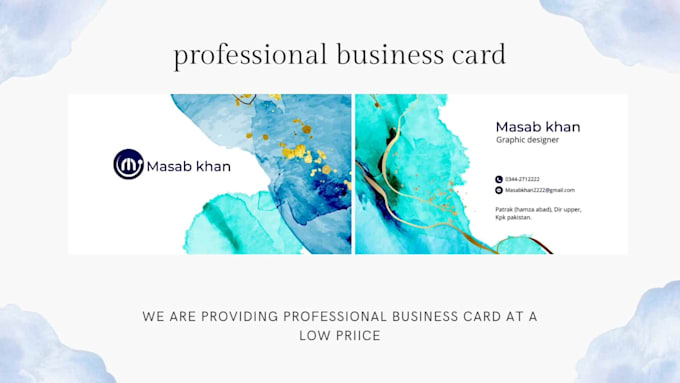 professional cv and business card design service