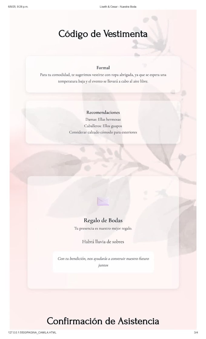 design interactive wedding invitation with rsvp