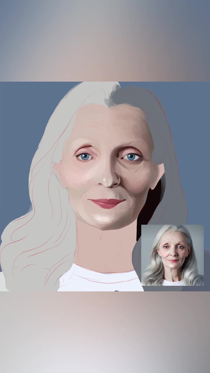 Create your digital portrait by Kathrinferman | Fiverr