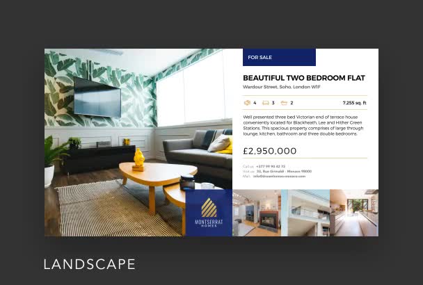 create professional real estate listing video