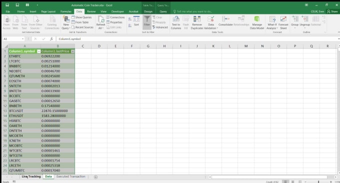 Create automatic excel tables, dashboard, graphs with formula, vba ...