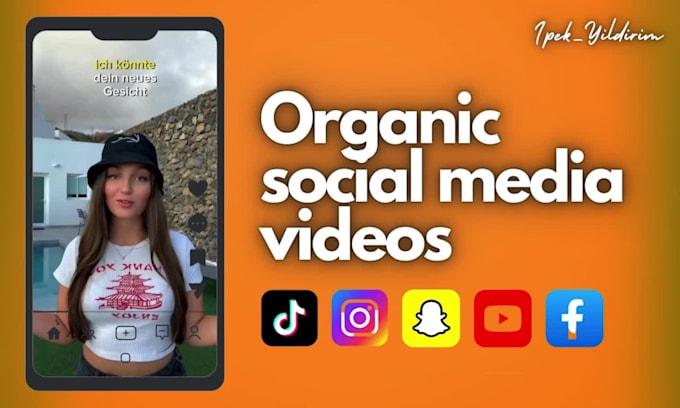 create organic social media content for you