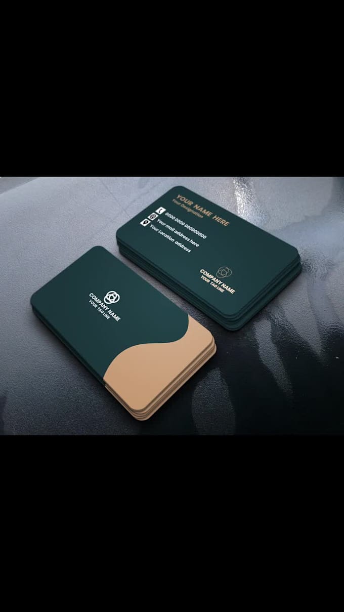 design modern minimalist business cards, stationary and logo of your business