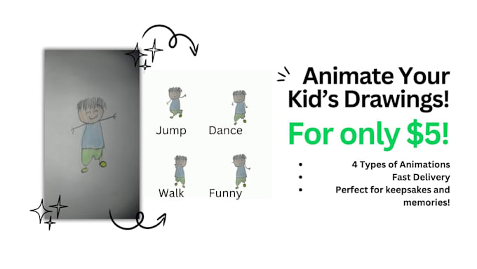animate your kids drawings for cheap