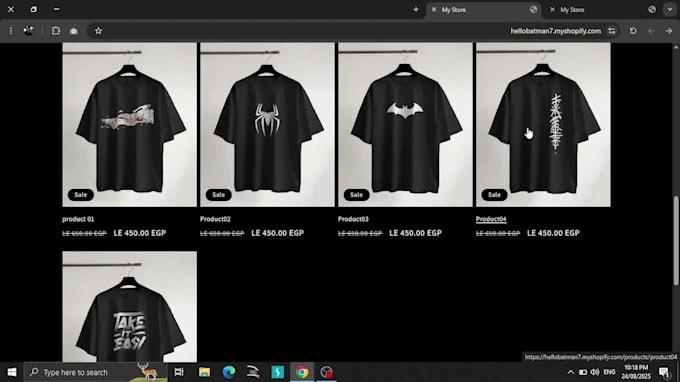 design shopify dropshipping store