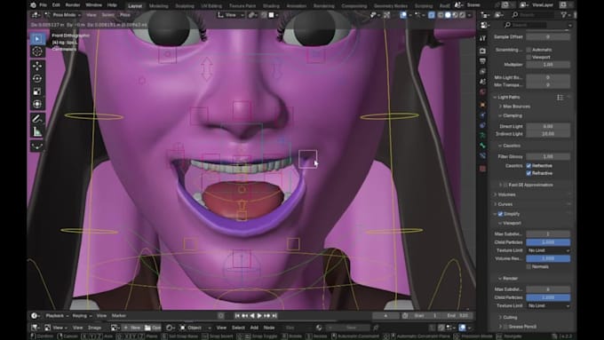 rig an advanced 3d character in blender for the game engine