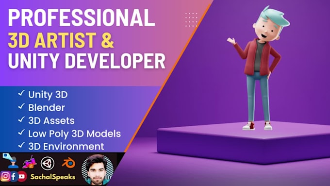 professional low poly 3d modeling services using blender