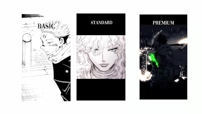 make manga, manhwa and comics animations for you