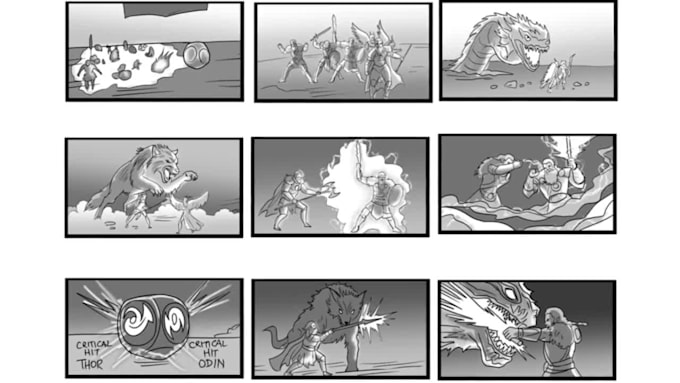 be your professional storyboard artist for feature films, TV and animation works