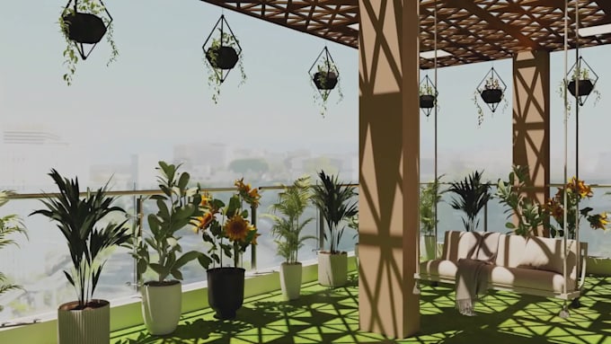 create terrace garden design