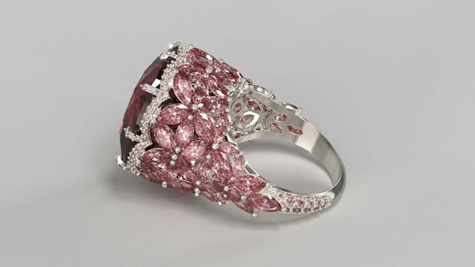do jewelry design and rendering