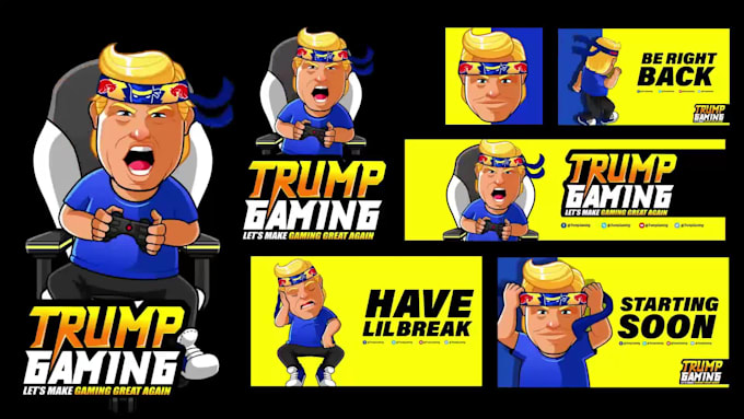 design pro animated screen for twitch streamer, kick, facebook gaming