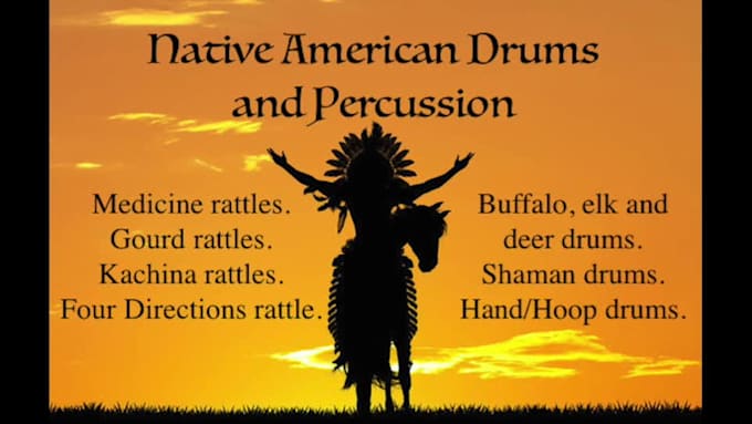 record native american drums and percussion