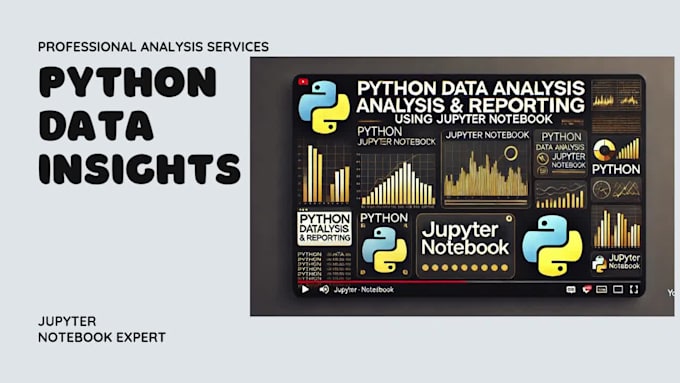Provide professional python data analysis and reporting using jupyter ...