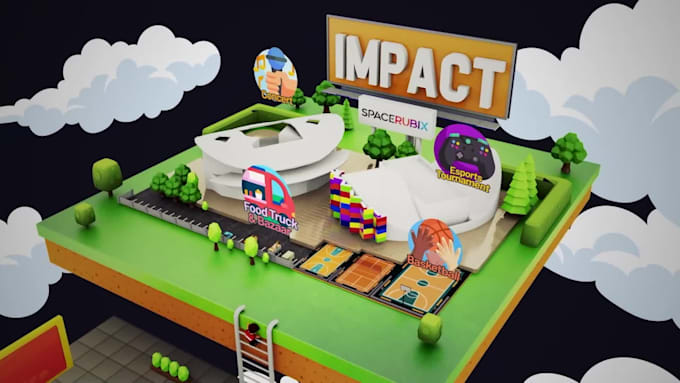 make astonishing 3d isometric explainer video
