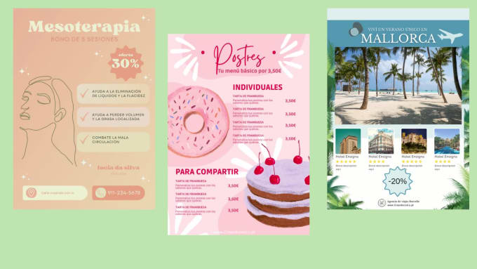 plantillas de carteles editables