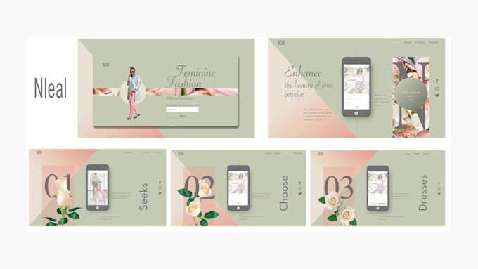 design a website and make prototype UI UX wireframe