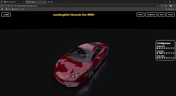 create interactive 3d websites with react three fiber and three js