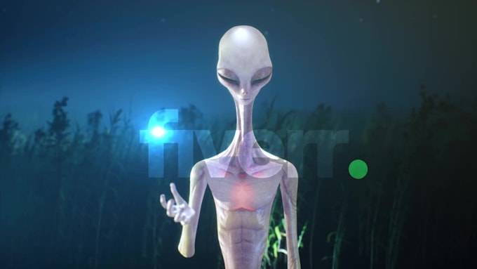 do an amazing alien logo reveal