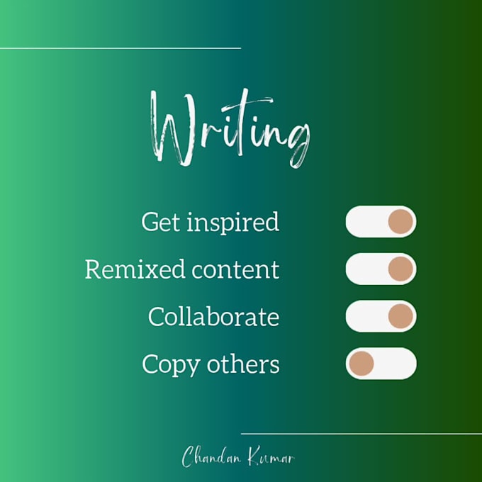 do something I am really good in typing and writing