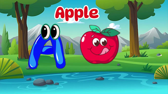 edit engaging  kids learning videos for youtube