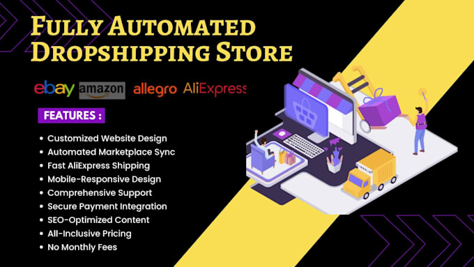 build a highly converting automated dropshipping store