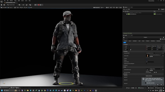 craft a stunning realistic 3d game,  metahuman character for ue5 and unit
