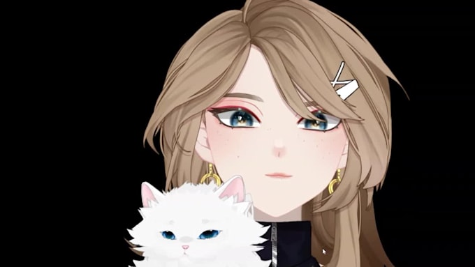 design and rig a vtuber model in live2d, for vtube studio