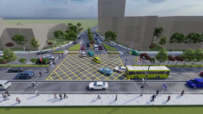 do 3d model of road, bridge or any infrastructure