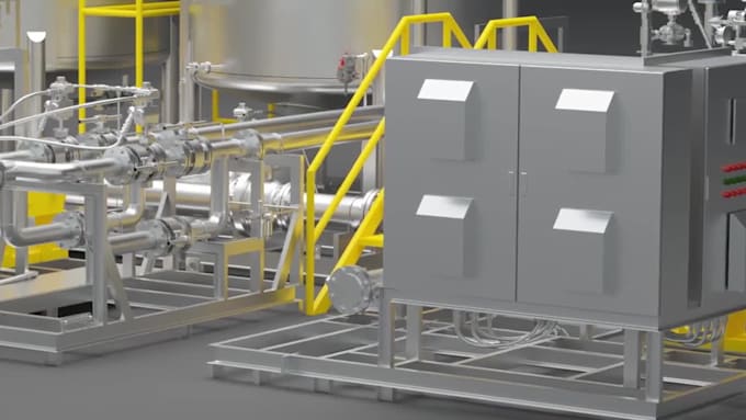 do 3d industrial product animation or technical animation