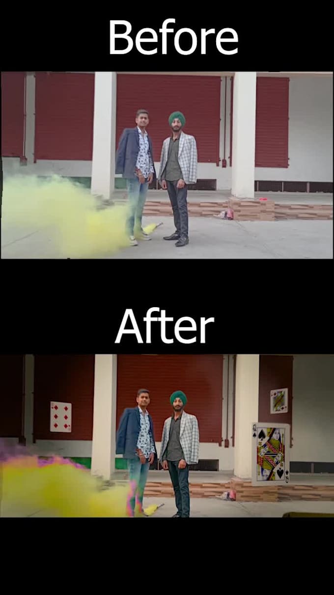 do video editing, colour grading, designing