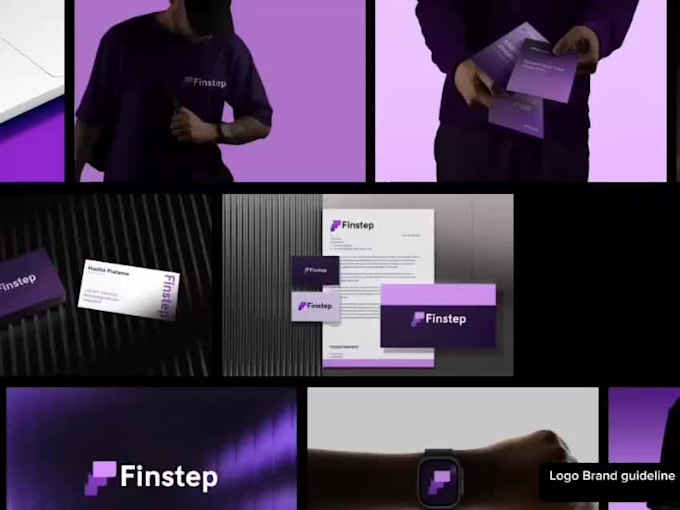 Minimalist logo with brand identity and brand style guides by ...