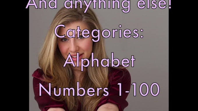 send 2,600 unique female voice over words for children, english learning