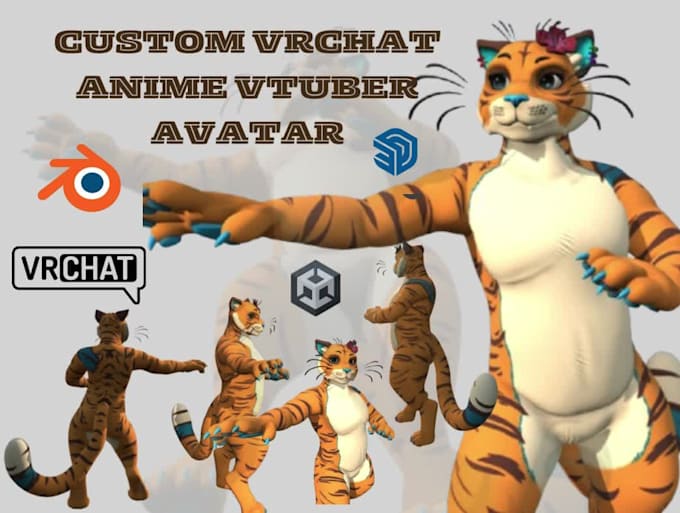 custom 3d vrchat, anime nsfw rig, vr character unity, vrchat vrc avatar, facerig