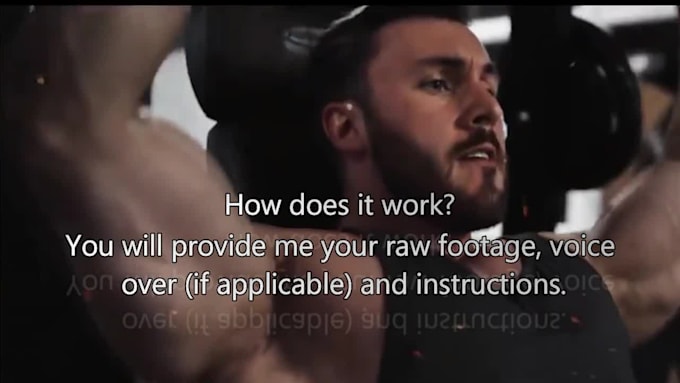 edit gym and sports reels and videos