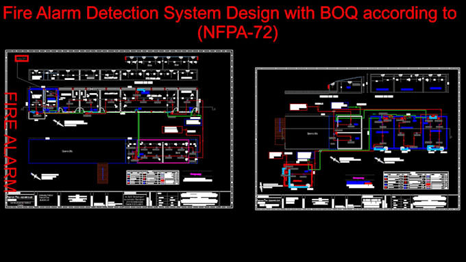 Draw your fire alarm detection system and boq as per nfpa by Mosiur919 ...