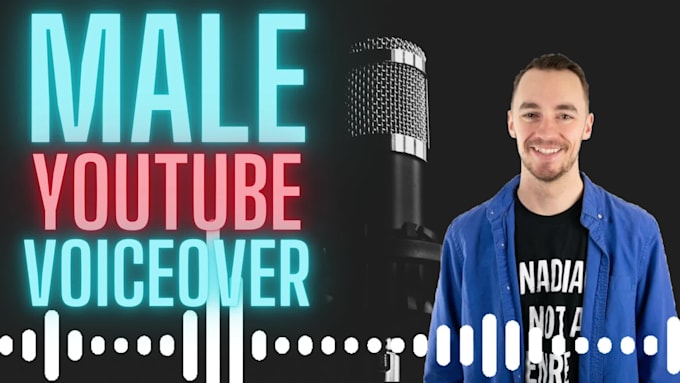 record a professional american male youtube voiceover