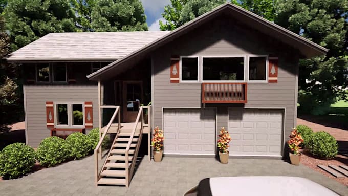 do exterior and interior design and rendering works