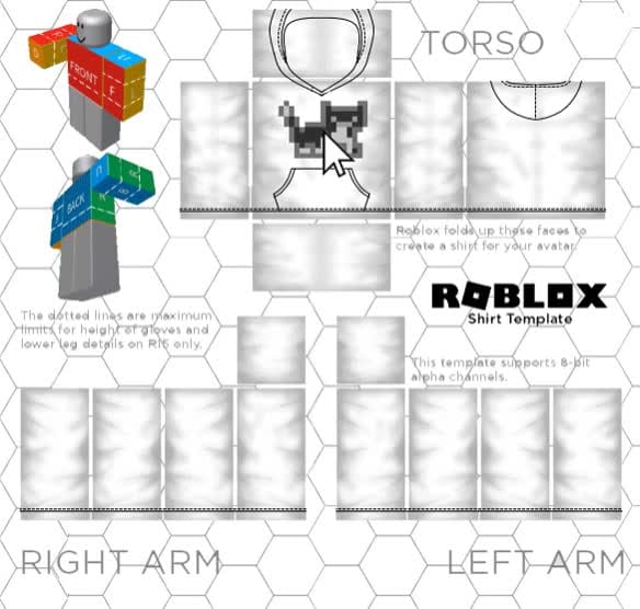 Roblox shirt template  Roblox shirt, Create shirts, Shirt template