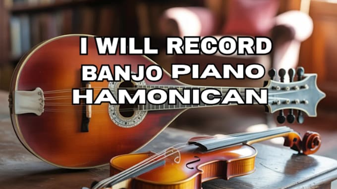 record professional harmonica, piano, violin, banjo tracks for your song