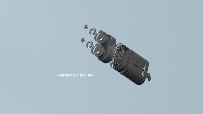 create realistic 3d animation for products